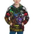 thumbnail image 3 of Youth Five Nights At Freddy'S Hoodies 3D Print Pullover Hooded Sweatshirt With Pocket For Boys Girls Teen Medium, 3 of 8