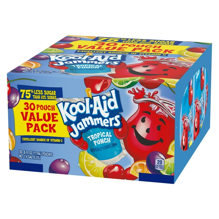 クール・エイド Kool-Aid Jammers 3種類×10個 30パウチ