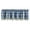 China Blue Lined Layered, variant on Park Designs Buffalo Check Lined Layered Black Valance 16"L