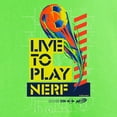thumbnail image 3 of CafePress - Live To Play Nerf Soccer T Shirt - Light T-Shirt - CP, 3 of 4