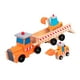 thumbnail image 5 of Camión de juguete de transporte de madera, juguete de madera, educativo, juguete de coche de madera, juguetes de vehículo para niños y niñas, niños a, 5 of 9