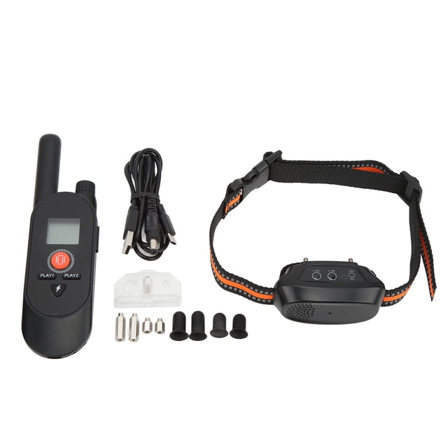 Collar de corteza de perro, collar de entrenamiento para perros, collar de choque para perros, collar electrónico para perros construido para precisión