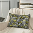 thumbnail image 2 of Pofeuu Modern Yellow Excavator Print Satin Pillowcase for Hair and Skin Pillow Cases, Silk Pillow Cases, Soft Cooling Pillow Covers, 20x30 Inches（Pillow core not included）, 2 of 7