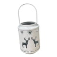 thumbnail image 3 of 2 uds vela de Navidad de Metal farol estilo Vintage candelabro decoración del hogar Copo de nieve y ciervo, 3 of 9