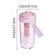 thumbnail image 2 of Vaso De Pl Stico De Doble Uso, Separa T Y Agua, Port Til, a Prueba De Fugas Y Sin Bpa, Ideal Para Viajes, Para Oficina Y Exteriores, Soluci N De Hidrataci N, Contenedor De Bebidas Botella, 2 of 8