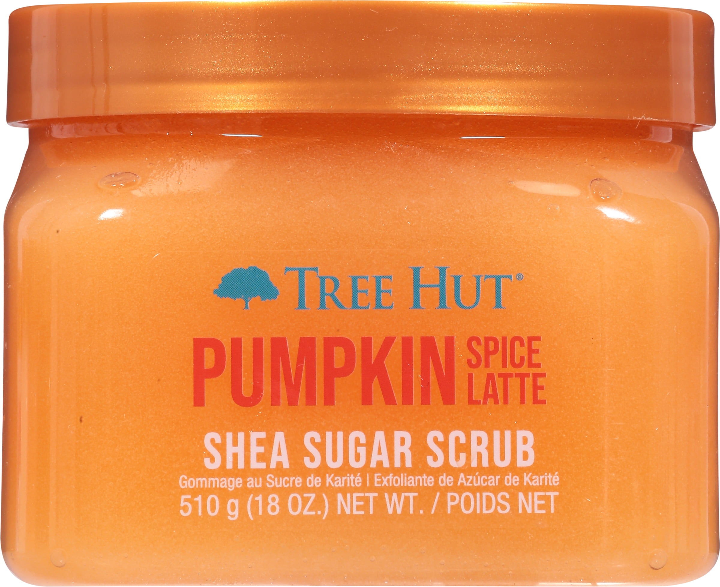 Tree Hut Pumpkin Spice Latte Shea Sugar Exfoliating & Hydrating Body Scrub, 18 oz.