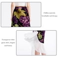 thumbnail image 2 of Grapes Elegant Chiffon and Polyester Women's Summer Beach Dresses and Skirts, 2 of 6