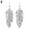 Silver, variant on Ayyufe Women's Boho Alloy Feather Rhinestone Eardrops Party Hook Dangle Earrings