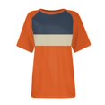 thumbnail image 4 of T-Shirts Shirts For Women Sevevn Women's Fashion Round Neck Short Sleeves Casual T-Shirt Top, 4 of 5