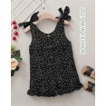 thumbnail image 2 of Toddler Baby Girl Clothes Kid Summer Outfits Strap Sleeveless Romper Halter Jumpsuit Bodysuit Shorts Overall Clothing Set, 2 of 6