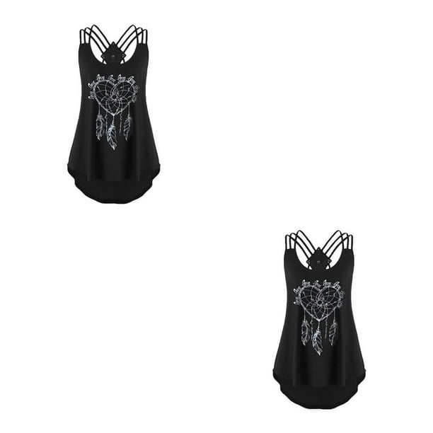 Jumpingount Mujeres chaleco correa niñas Slim Floral Tanktop banquete elegante camisola playa vacaciones hogar fiesta verano Top ropa Type1 NO1
