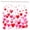 Color 8, variant on Amarainy Polyester Shower Curtain Heart Pattern Pink Red White Love Design For Home Bathroom Bath Tub Decoration 72x72 inch