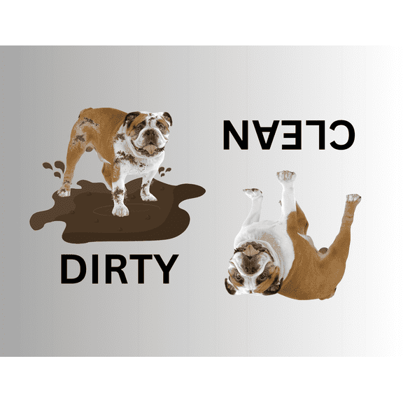 BULLDOG Clean Dirty Dishwasher Flexible Magnet