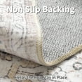 thumbnail image 2 of SIXHOME 3'x5' Washable Area Rug for Living Room Vintage Medallion Distressed Carpet Soft Low Pile Rug for Bedroom Dining Room Office Retro Indoor Home Decor Taupe, 2 of 7