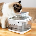 thumbnail image 1 of Wireless Pet Water Dispenser 4.5L, 5000 mAh Battery, 3 Water Modes, 4-Stage Filtration, 180° Sensor, Quiet Pump, White Plastic, 1 Unit, 1 of 6
