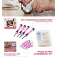 thumbnail image 4 of 147 Pcs Pink Tool Kit with 12V Cordless Drill with 3/8" Keyless Chuck for Women, Home, Men, Built-in LED, Type-C Charge Cable, 4 of 10