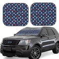 thumbnail image 6 of Kdxio Cartoon Lighthouse Print 2-Piece Sun Shade Front Windshield - Foldable Car Front Window Sunshades for Most Sedans SUV Truck, 6 of 6