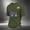 Army Green, variant on Never Forget 911 Patriotic Tee for Men with 25th Anniversary Print and Cotton Fabric Featuring 9/11 Memorial Shirts for Remembrance Ceremonies Church Services Community Events Army Green L