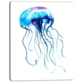 thumbnail image 2 of Large Light Blue Jellyfish - Animal Canvas Art Print, 2 of 3