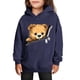 thumbnail image 1 of Sudaderas con capucha para niños y niñas, sudaderas casuales de manga larga, lindas sudaderas de gran tamaño con bolsillo de polar, chaquetas para niñas, 1 of 4