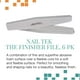 thumbnail image 2 of Lima de uñas Nail Tek The Finisher, grano 240/400, 6 unidades, 2 of 7
