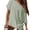 Green, variant on Czanzd Women's Oversized off-shoulder T-Shirt,Black,S