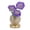 Purple, variant on Rechargeable Tulip LED Table Lamp Cordless Touch Dimming Glass Flower Butterfly Orchid Sunflower Night Light for Bedroom Living Room Gift Purple