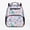 Dino Rainbow Pattern, variant on Chririnla Adjustable Padded Straps Book Bag for Kindergarten Travel, Polyester Fabric Multi-Pocket Design Preschool Toddler Backpack, Dino Rainbow Pattern