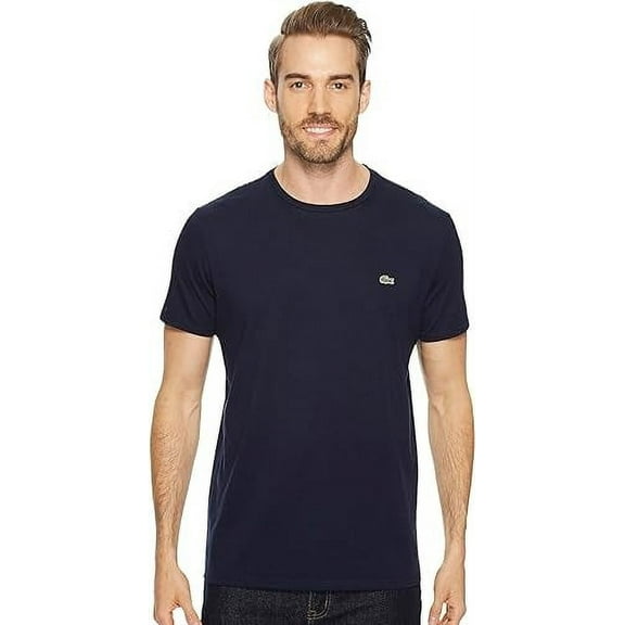 Lacoste Men's Short Sleeve Crew Neck Pima Cotton Jersey T-Shirt