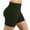B-Olive Green, variant on Wyobmus Womens Biker Shorts With Phone Pockets Slim Fit Soft High Waisted Yoga Shorts Stretch Tummy Control Workout Gym Shorts S-2X A-Brown
