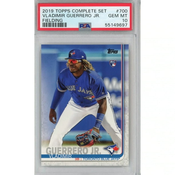 Graded 2019 Topps Complete Set Vladimir Vlad Guerrero Jr. #700 Fielding ...