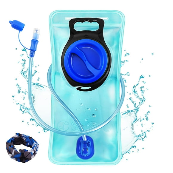 Bolsa de Hidratación CHERAINTI 2.5L para Mochila de Senderismo Azul