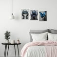 thumbnail image 4 of Hieng African American Wall Art Black Woman Canvas Butterfly Queen Crown Pictures Elegant Woman Painting for Girl Decor Unframed, 4 of 6