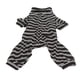 thumbnail image 5 of Pijama a rayas para perros pijama de poliéster cómodo de cobertura completa para perros rayas blancas y negras para alergias ANGGREK Otros, 5 of 8