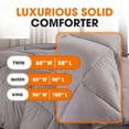 thumbnail image 3 of Cheer Collection All Season Down Alternative Hypoallergenic Comforter, 3 of 5