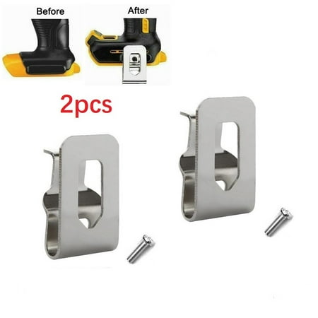 

Leye 2pcs Belt Clip Hooks For DeWalt 18V 20V Drill Driver N268241 N169778 DCD980
