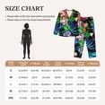 thumbnail image 6 of Disketp Pajamas Set Long Sleeve Sleepwear Womens Button Down Nightwear Pj Sets-Colorful Flowers, 6 of 9