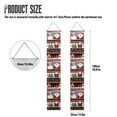 thumbnail image 7 of SEANATIVE Christmas Snowman Porch Flags Door Banner Xmas Santa Claus Hanging Front Porch Decor 2 PCS Welcome Sign Banner Door Hanging Banner for Holiday Outdoor, 7 of 7