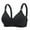 Black, variant on Summer New Thin Push Up No Underwire Latex Foam Mesh Cup Bra For Women Minimizer Plus Size Full Coverage Comfort Wireless Bralette
