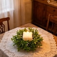 thumbnail image 6 of WWG Candle Ring, Plastic Candle Wreath for Dining Table, 7.87 Inch Diameter, Festive Decoration for Party, Home, Fireplace, Includes 1 Piece, Versatile Candle Holder for Cylindrical Candles, 6 of 6