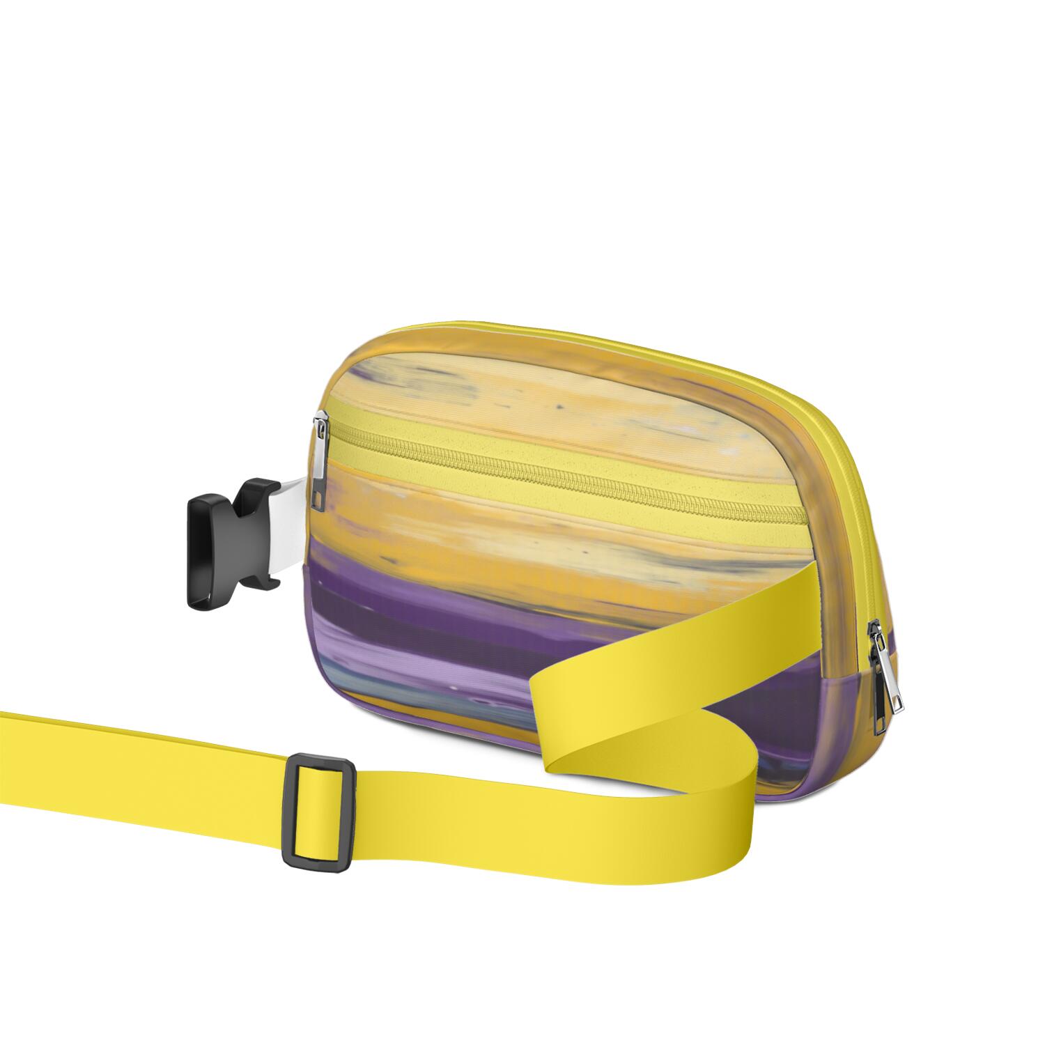 Fanny Pack Adjustable Belt Bag for Women Fashion Waist Packs Running Workout Hiking Travel Fanny Pack Abstract Geometry Colorful