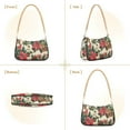 thumbnail image 7 of FORMRS Womens Shoulder Bag with Chain Strap Clutch Purse Cute Tote Handbag, Red Christmas Poinsettia, 7 of 7