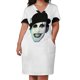 thumbnail image 3 of Vestido de noche holgado con bolsillos de The Adicts Punk Monke, ropa de mujer para mujer, vestidos de noche elegantes y chic para bodas., 3 of 7