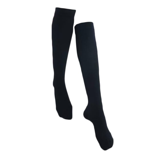Calcetines hasta niñas Calcetines escolares al aire libre Negro Zulema Calcetines hasta la rodilla de alta compresión