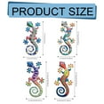 thumbnail image 3 of Clearance Hangs under $1,Metal Gecko Wall Decor Metal Wall Decor Outdoor Wall Sculpture Metal Wall Decor For Patio Garden Restaurant Home, 3 of 9