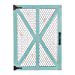 thumbnail image 3 of Kate and Laurel Wickett Rustic Farmhouse Wooden Windowpane Photo Collage Clip Wall Frame, Teal, 3 of 10