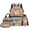 Capybara, variant on Bulopur Axolotl 4-Piece Kids Backpack Set for Girls 17 Inch Lightweight School Backpack with Lunch Bag, Pencil Case & Water Bottle Cover, Casual Daypack for 9-12 Years Old