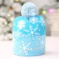 thumbnail image 4 of Niños Adultos Luz LED Navidad Hombres Árbol Copo de nieve Sombrero Lámparas de colores Luminoso Gorra de regalos de Navidad Noticed JR0873-03, 4 of 4