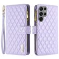 thumbnail image 1 of BINFEN COLOR BF Style-15 For Samsung Galaxy S24 Ultra Leather Case Zipper Wallet Phone Cover, 1 of 5