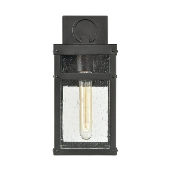 Elk Home 5.5-Inch Wide Outdoor Dalton Wall Sconce, Textured Black